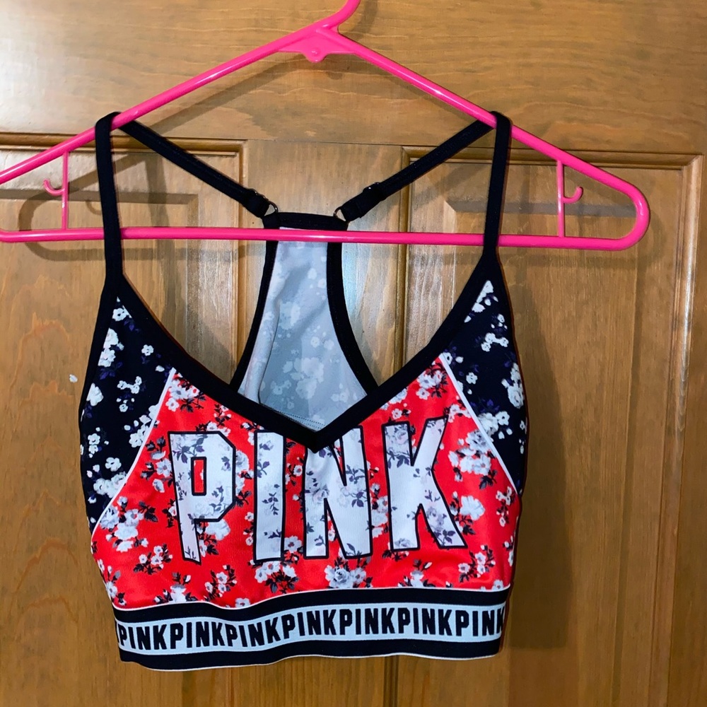 Floral Pink Victoria Secret Sports Bra